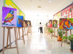 MIS Students Art display